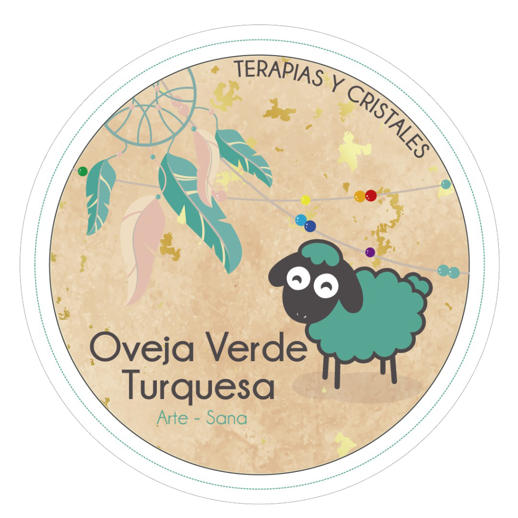 Logotipo de Oveja Verde Turquesa